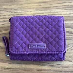 Small purple Vera Bradley, wallet.